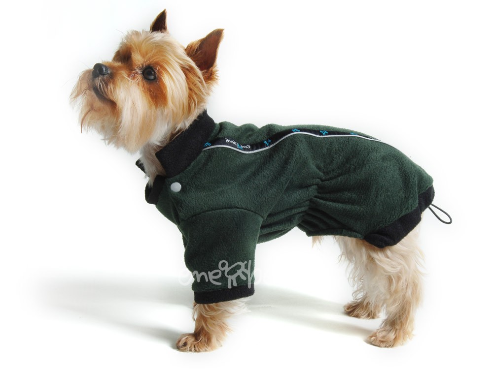 Ene Bene obleček - mikina pro psa Zonny zeleno černá S