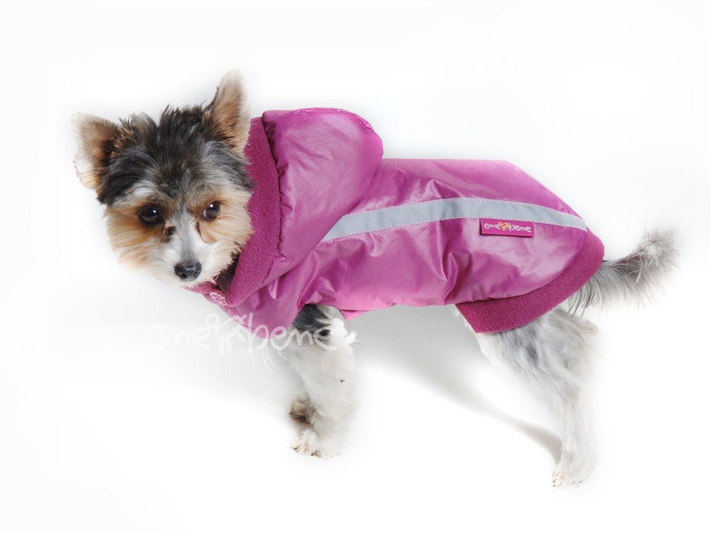 Ene Bene obleček - bunda pro psa Betynka růžovofialková XS